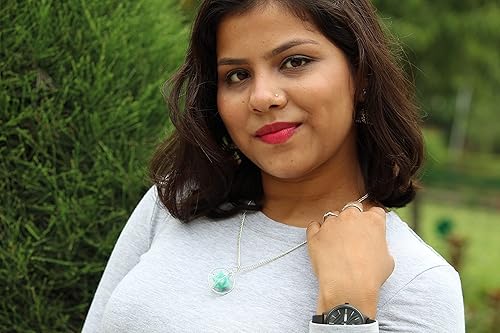 Miniatura 6 de Jet Tiendaite Spinning Merkaba Pendulum 2.5 pulgadas Jet International Crystal Therapy Dowsing Chakra Balancing Healing