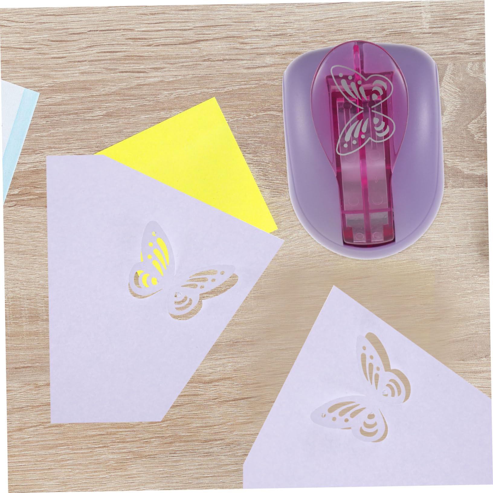 NUOBESTY Large Butterfly Shape Puncher Paper Crafts Punches Scrapbooking Punches DIY Tool Boys and Girls Random Color