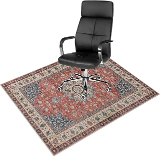 Anidaroel Chair Mat for Hardwood Floor, 48"x60" Desk Chair Mat for Hard Floors, Anti-Slip Office Rugs for Rolling Chairs