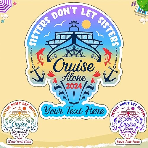 Decoraciones magnéticas para puerta de crucero para hermanas 2024, imanes de puerta de crucero para niñas, imán de decoración de puerta de cabina de