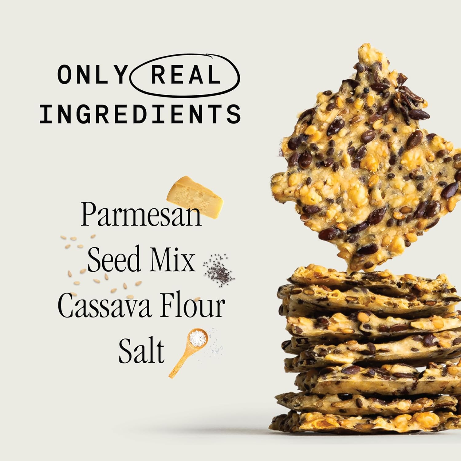 Julian Bakery® Organic Primal Thin® Crackers | Parmesan | USDA Organic | Gluten-Free | Grain-Free | GMO Free | Low Carb (2)