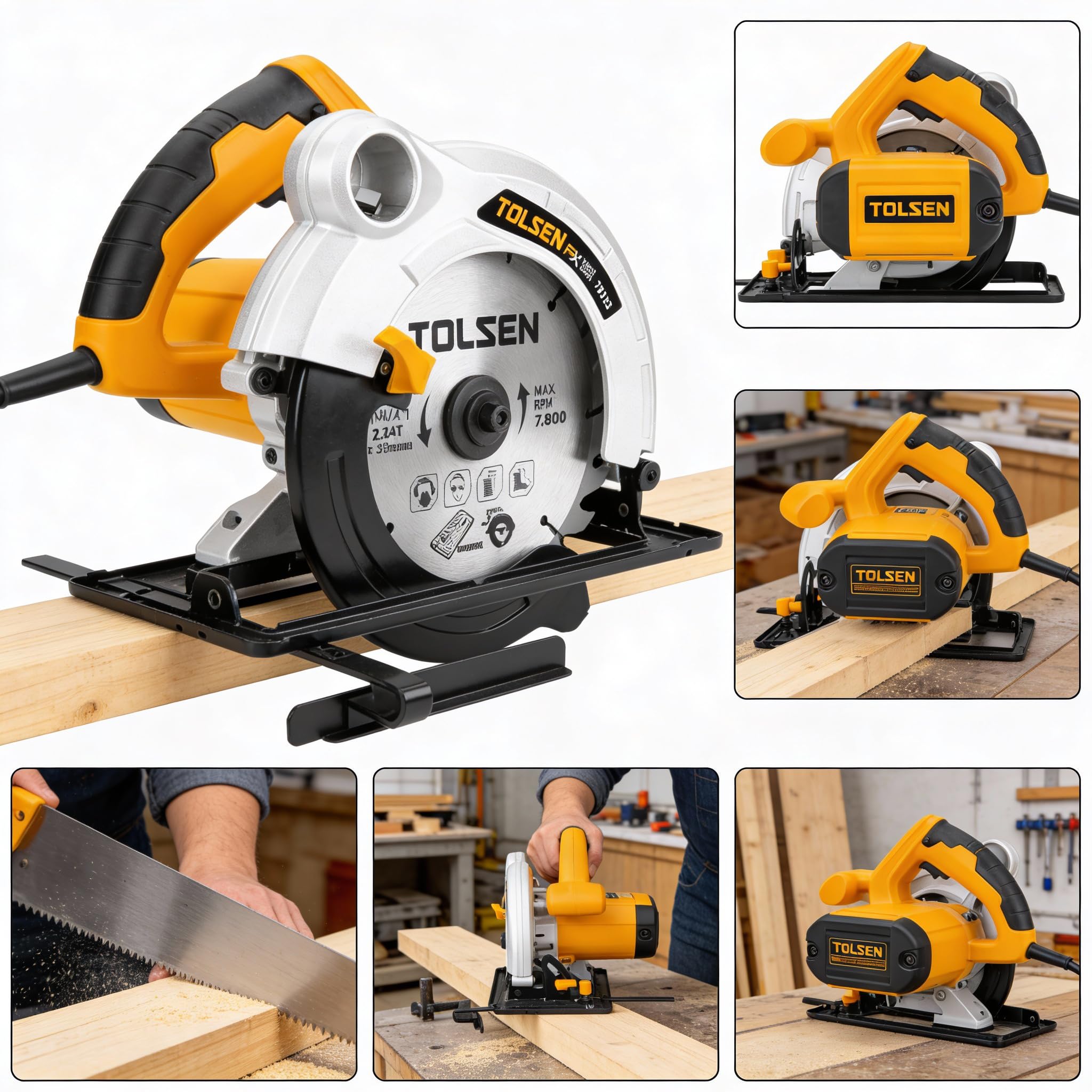 Tolsen Sierra circular manual HKS1300
