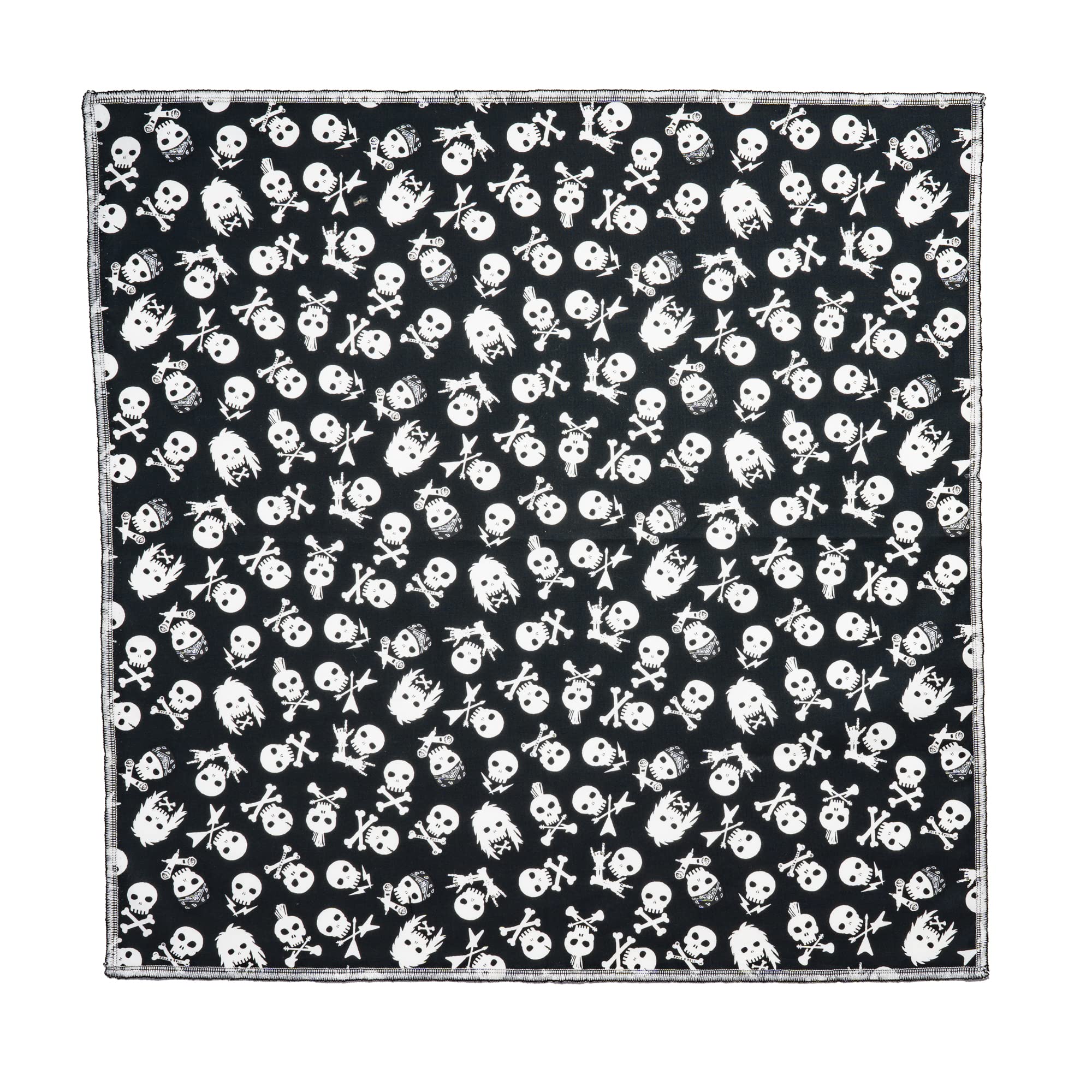 Rocker Skull & Crossbones Bandana