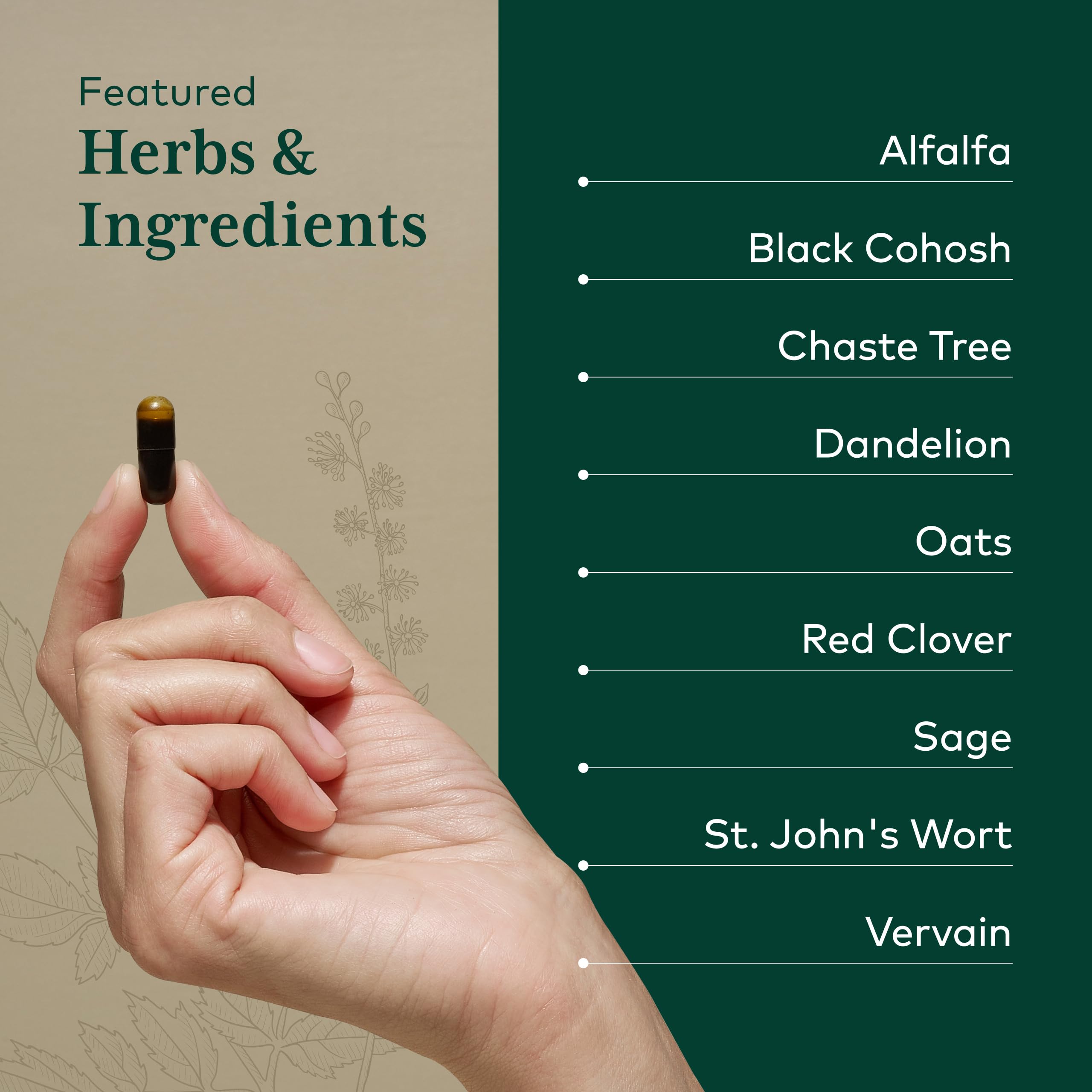 Gaia Herbs Female Support Formula, 60 Vegan Vegan Capsules, 60 Servings — Amazon image 4