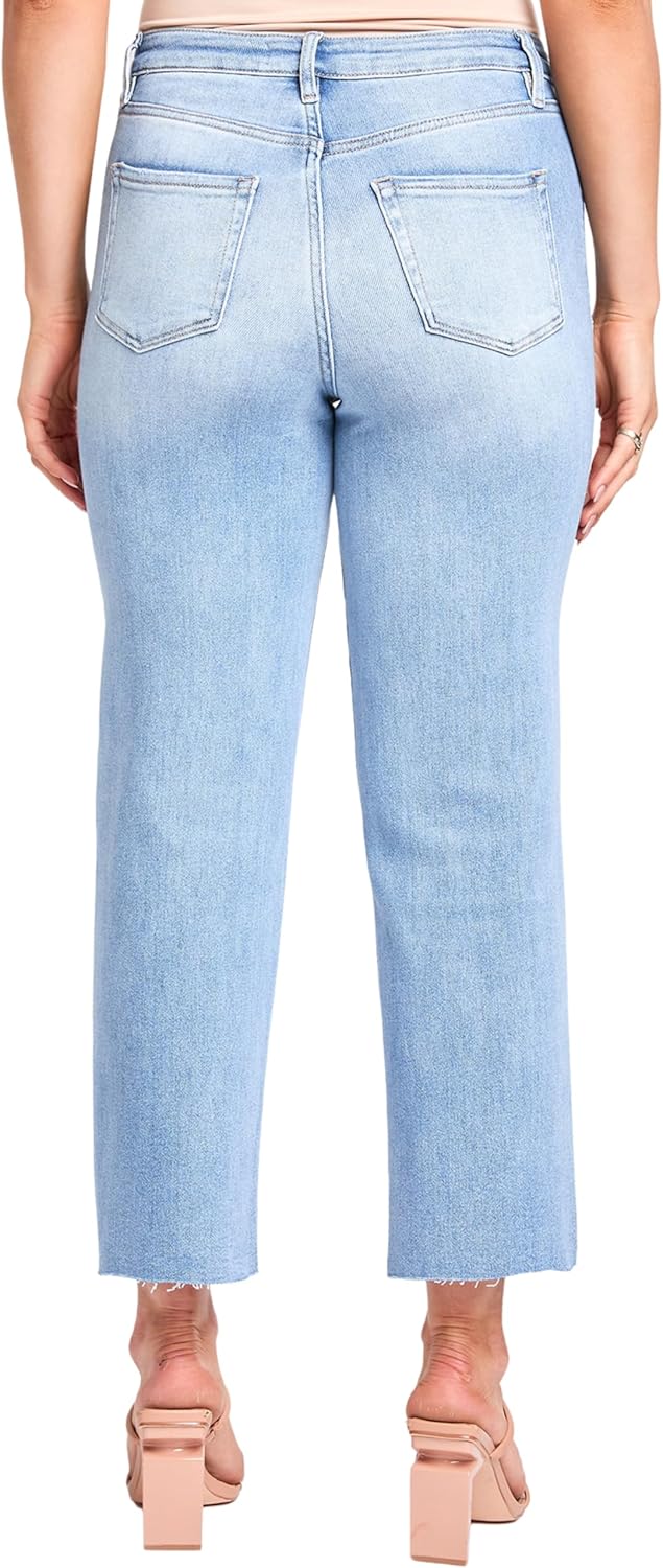 YMI Womens YMI Jeans Women's Cropped Straight Leg Jeans - Image 3