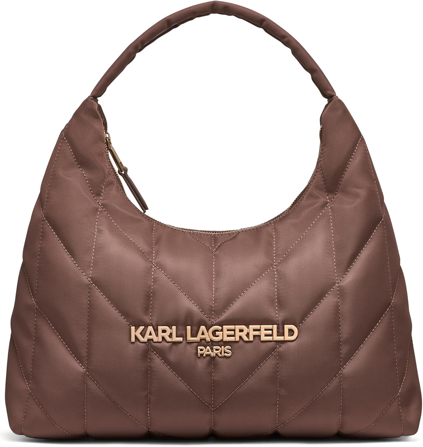KARL LAGERFELD womens Voyage Hobo Bag With Logo