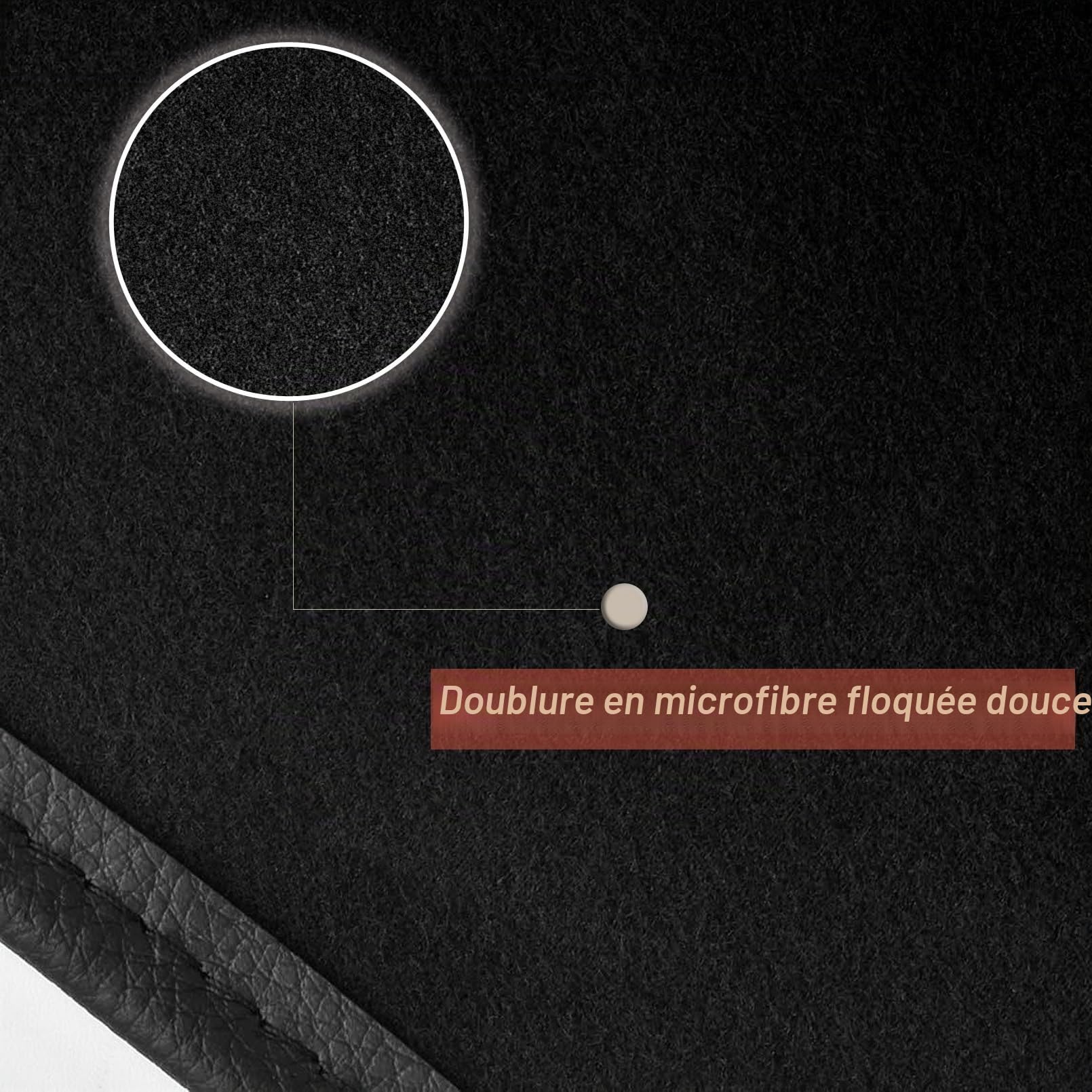 Cutfouwe Couverture de Piano à Queue,Noir,200cm