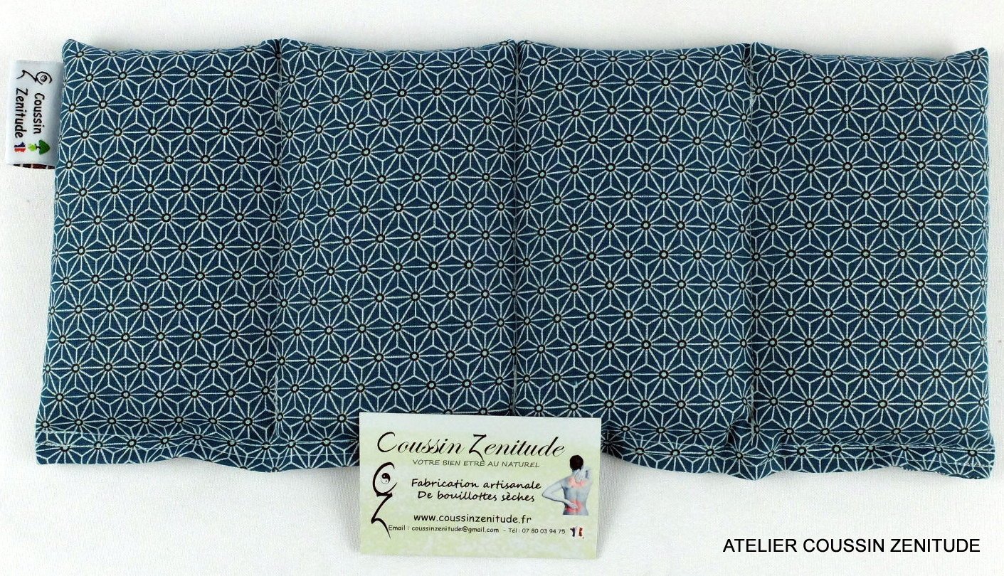 BOUILLOTTE ARTISANALE FRANCAISE 100% GRAINE DE LIN BIO - Z NAKANO B
