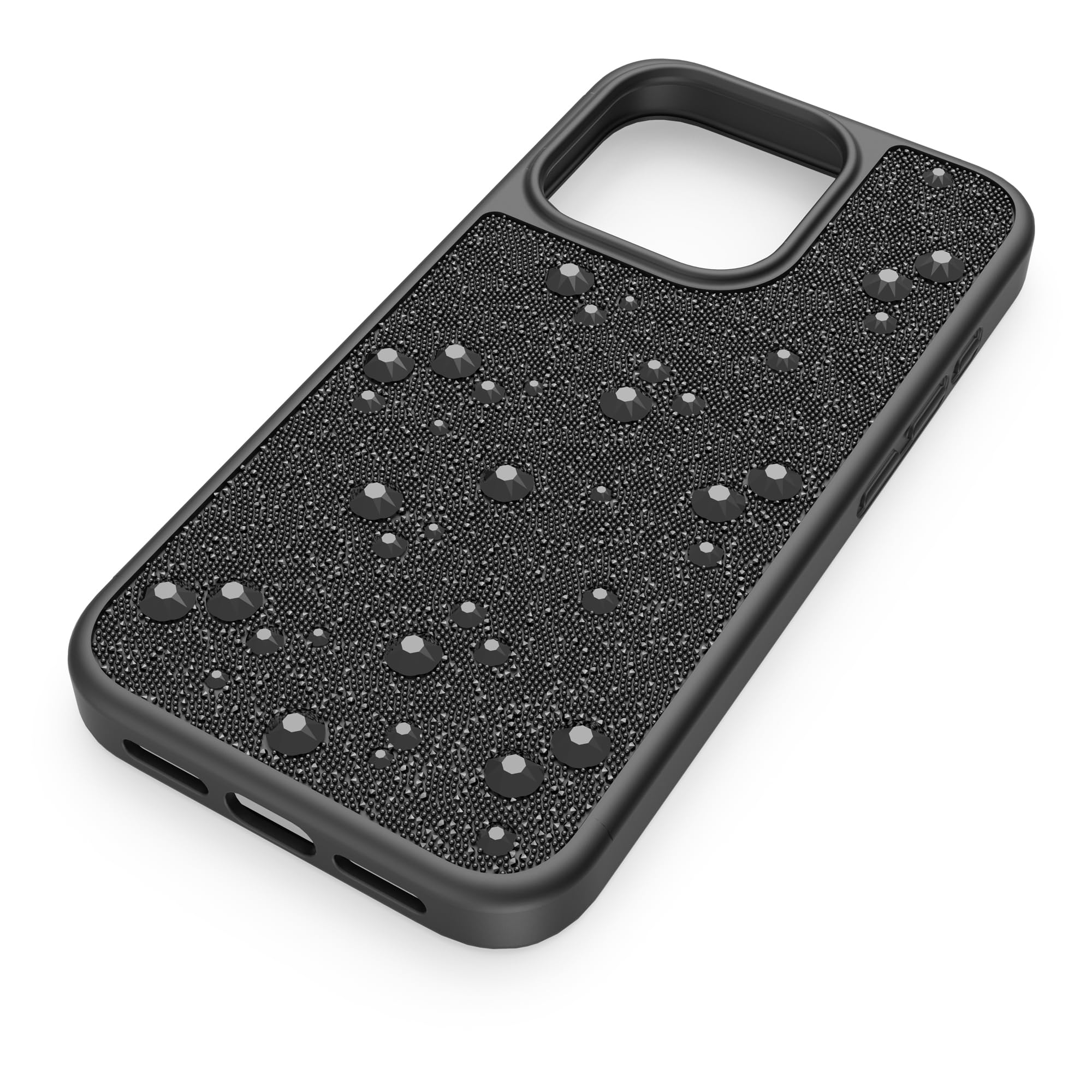 Swarovski Etui na smartfona High, iPhone® 15 Pro, Czarne