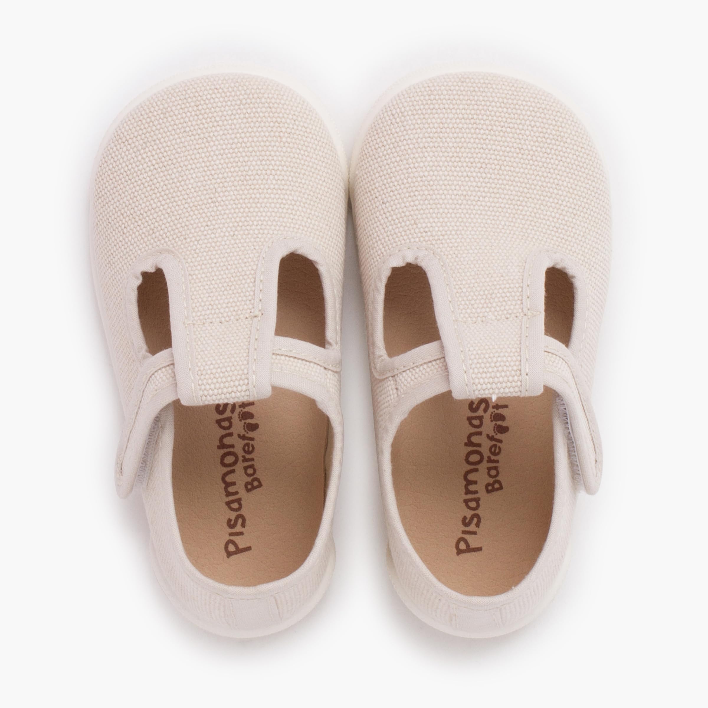 Pisamonas Pepitos Barefoot Lona Canvas Tira Adherente