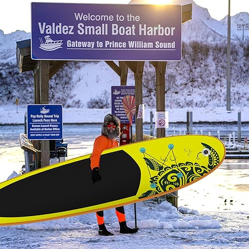 Miniatura 6 de FunWater Tabla de remo inflable de pie, 3 años de garantía, tablas de remo de SUP con juego completo de accesorios, adecuado para surf, pesca, yoga