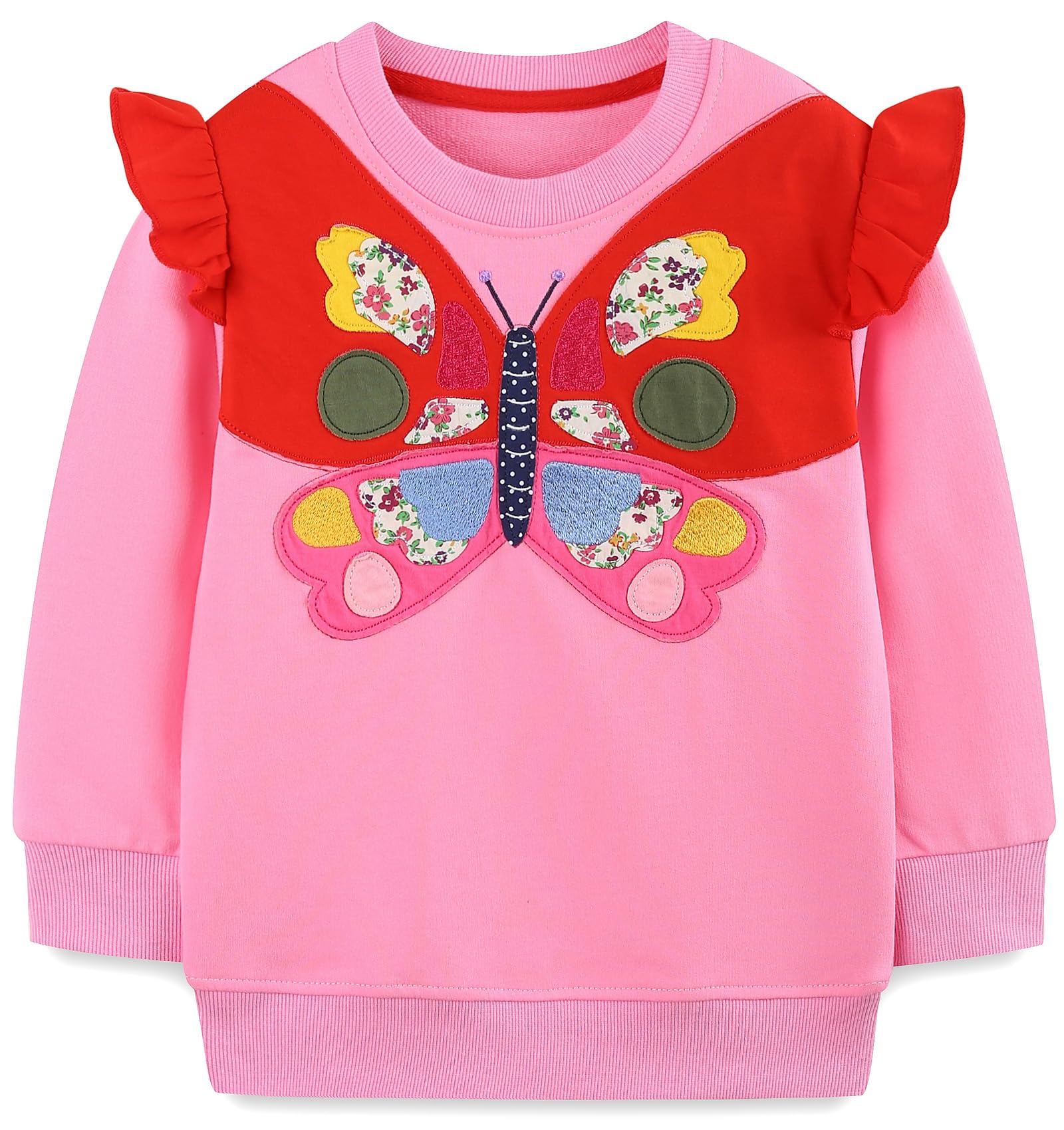 Hongshilian Unisex Kids Cute Cartoon Cotton Sweater Shirt