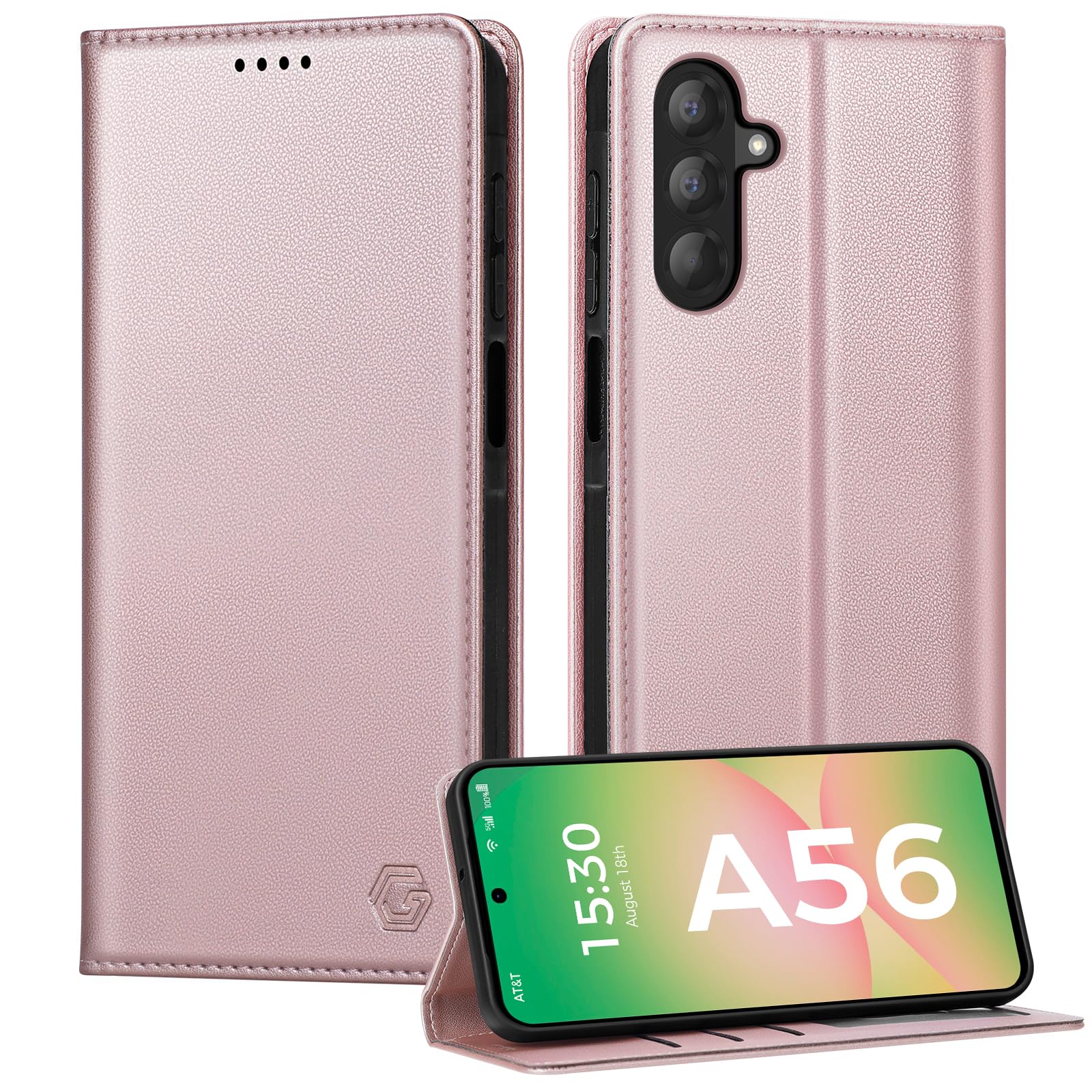 Kirnntca Handyhülle für Samsung Galaxy Hülle, Kartenfach Premium PU Leder Klapphülle Schutzhülle, Standfunktion Tasche Flip Case für Samsung Galaxy Hülle