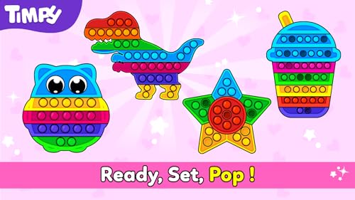 Jogos Pop It - Timpy: Jogo gratuito de estourar bolhas para bebês e crianças pequenas