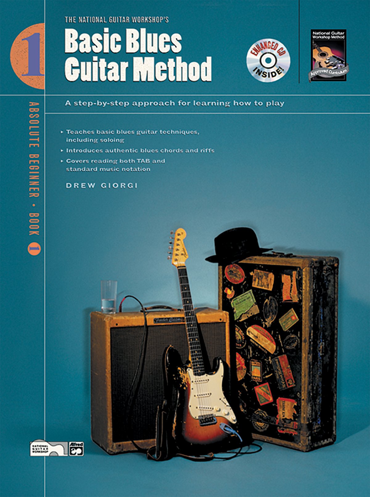 Livre Basic Blues Guitar Method Volume 1 pour apprendre la guitare