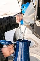 Vista 7 de GSI Outdoors Cafetera Percoladora Hervidor de Café de Esmalte para Fogata de Acampada, Cocina al Aire Libre, Cabina, RV, Cocina, Caza y Acampada