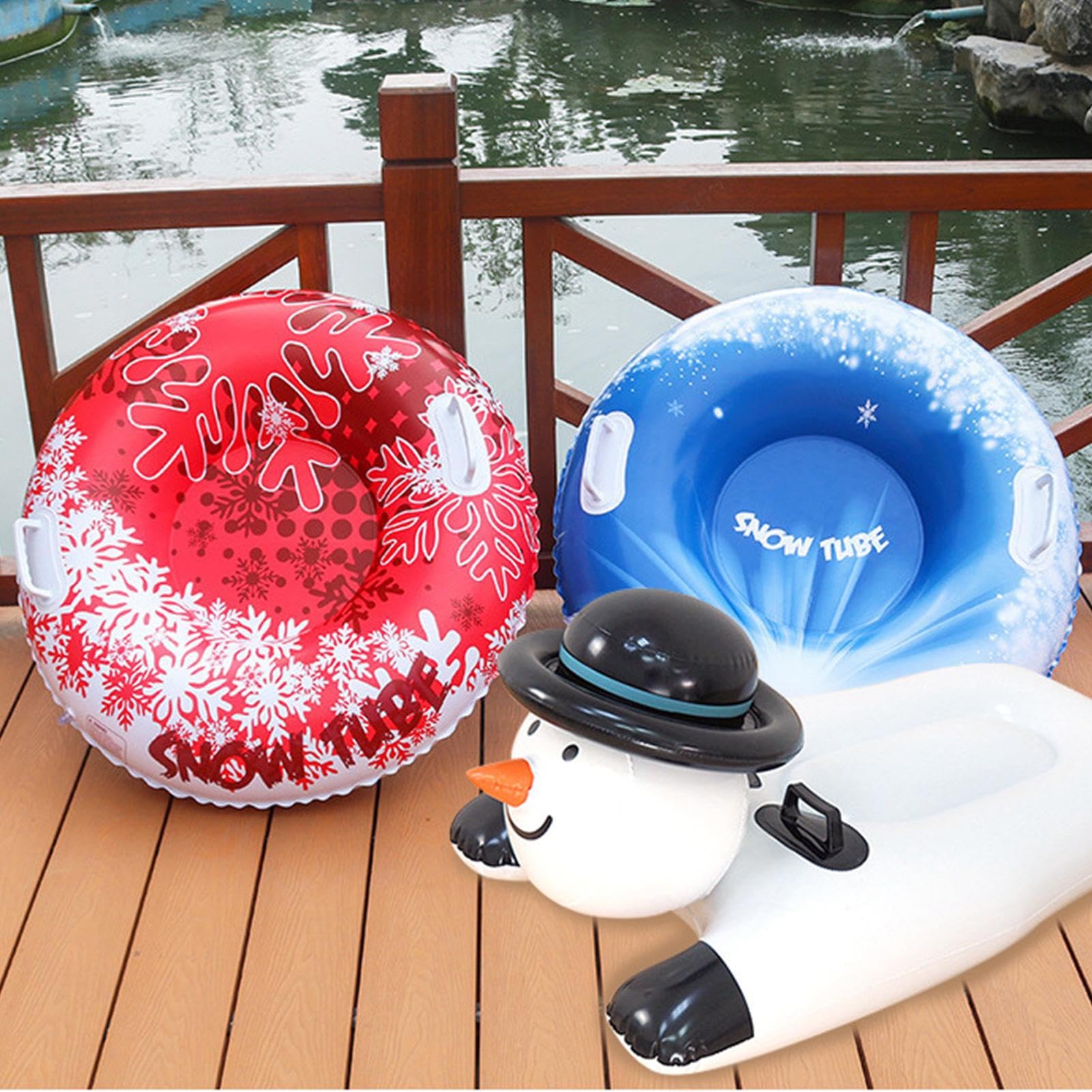 Trineo de Nieve Infantil Juguetes Invernales Exteriores Juegos Recreativos