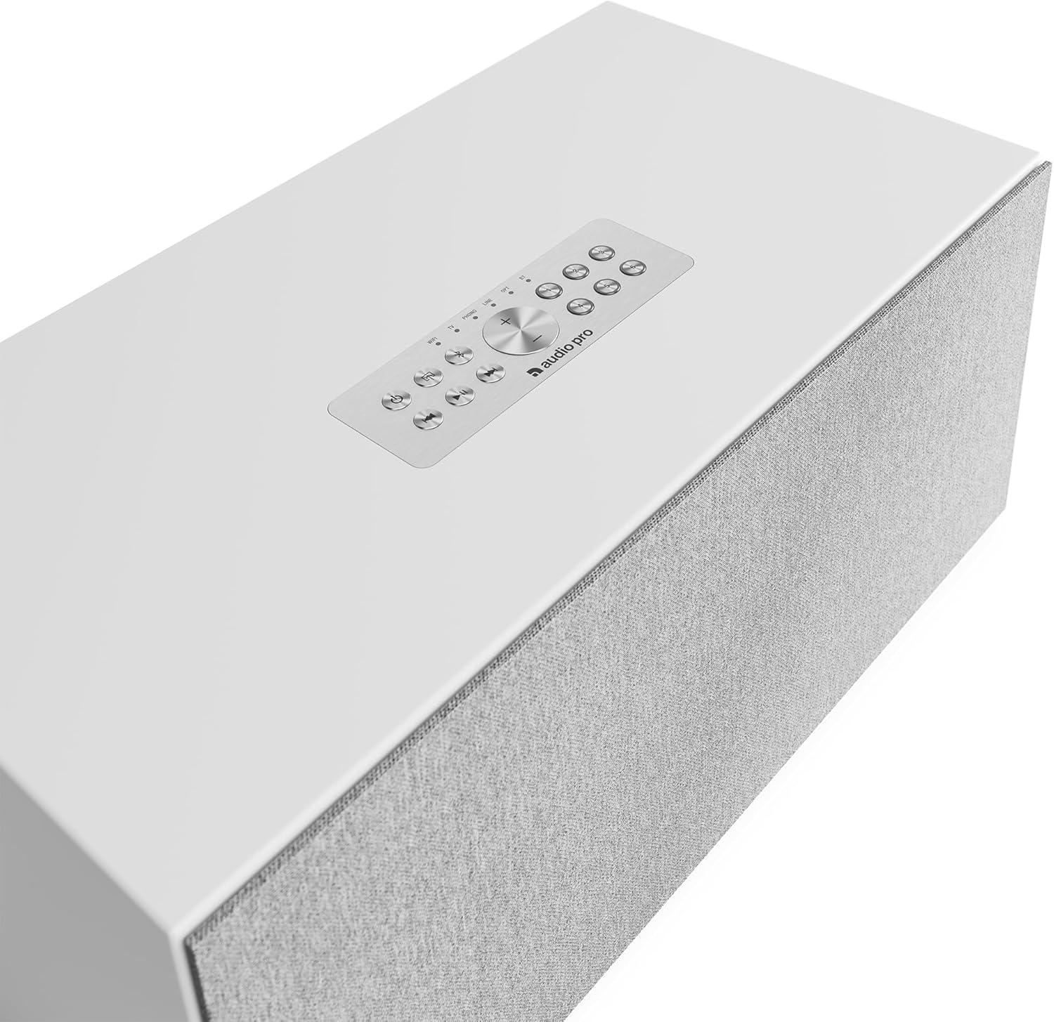 Audio Pro C20 Active Stereo Speaker - Compact Sound Bluetooth Speaker for Music, Spotify, TV & Movies - AirPlay 2, Google Cast, Multiroom System, Built-in RIAA Amplifier - White - Image 5