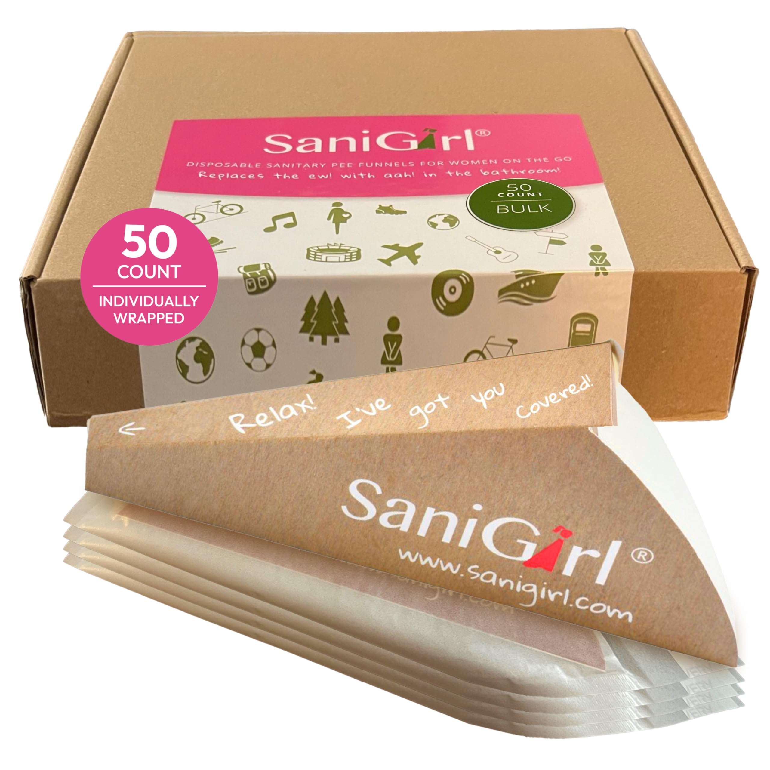 Female Urinal | Female Urination Device | Portable Urinal | Hiking Camping Accessories | Festival and Travel Essentials Women | Disposable She Pee | Wee Standing Up | Female Urinal Funnels