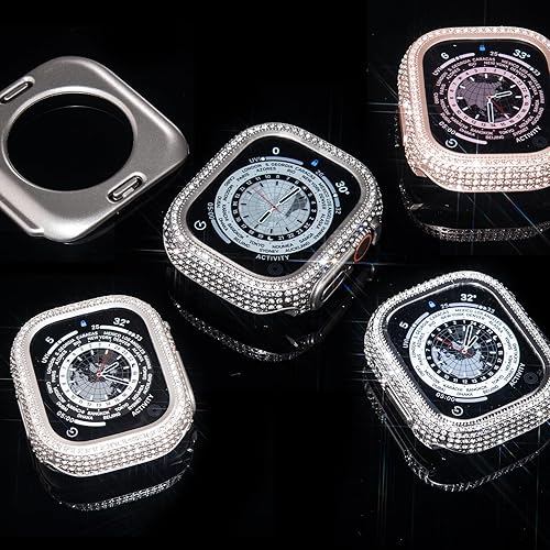 Miniatura 7 de Tensea Funda protectora de pantalla impermeable 2 en 1 para Apple Watch Ultra2Ultra de 1.929 in, accesorios para iWatch de policarbonato duro con