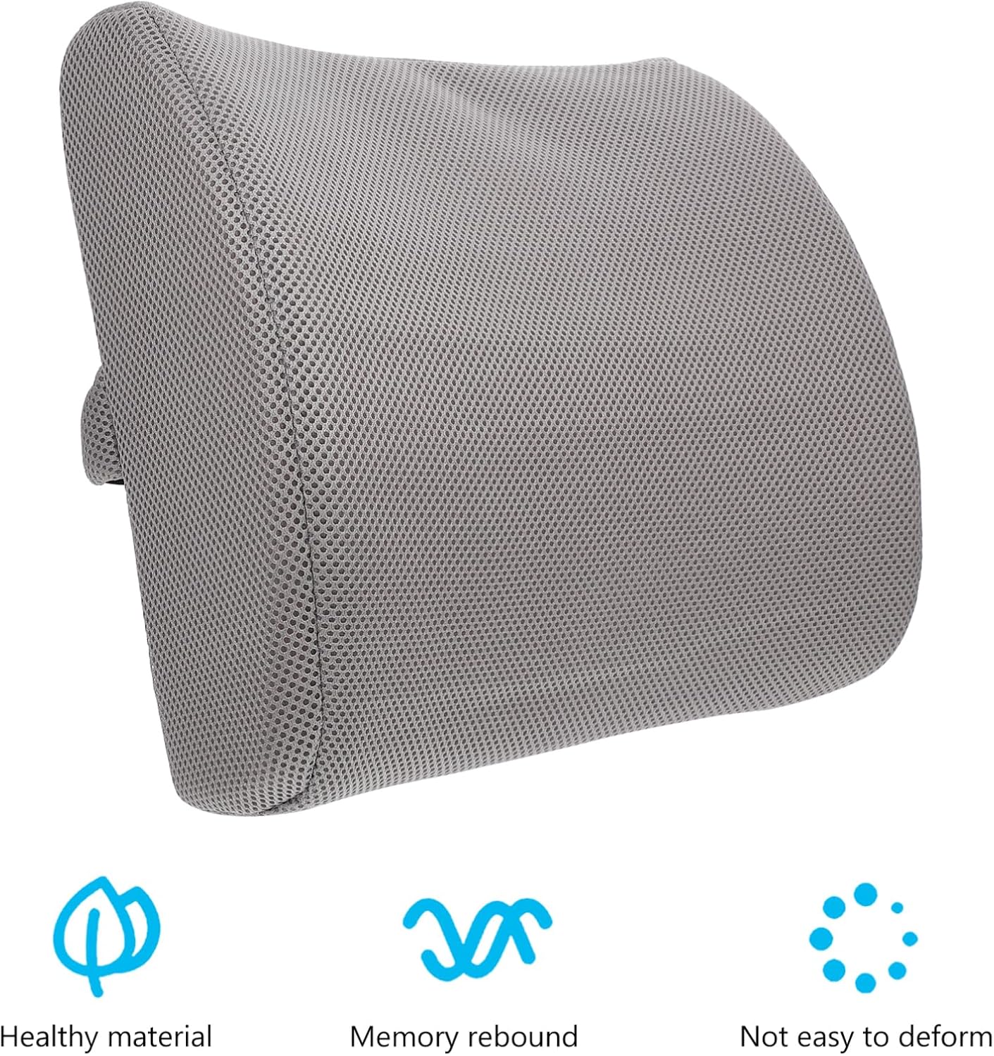 Alipis 1pc Lumbar Support Pillow for Car Office Memory Waist Cushion for Comfortable Design for Improved Posture and Relaxation Present for Drivers and Office Workers