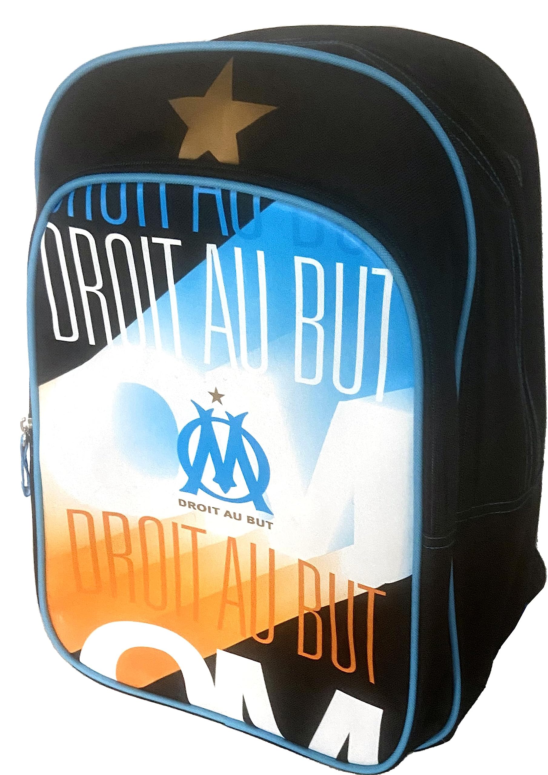 OLYMPIQUE DE MARSEILLE Sac à Dos Scolaire Om - Collection Officielle