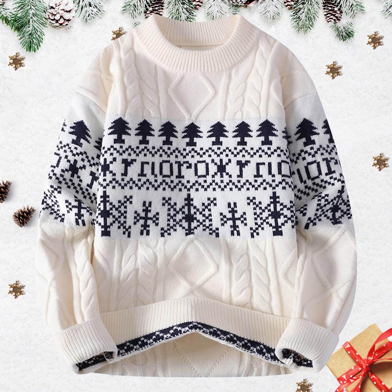 Maglione Natale Uomo, Maglia Di Natale Uomo Maglioni Natalizi Divertenti Babbo Natale Renne Brutto Di Natale Per Uomo Maglione Uomo Inverno Caldo Maglioni Di Natale Famiglia Maglioncini Uomo