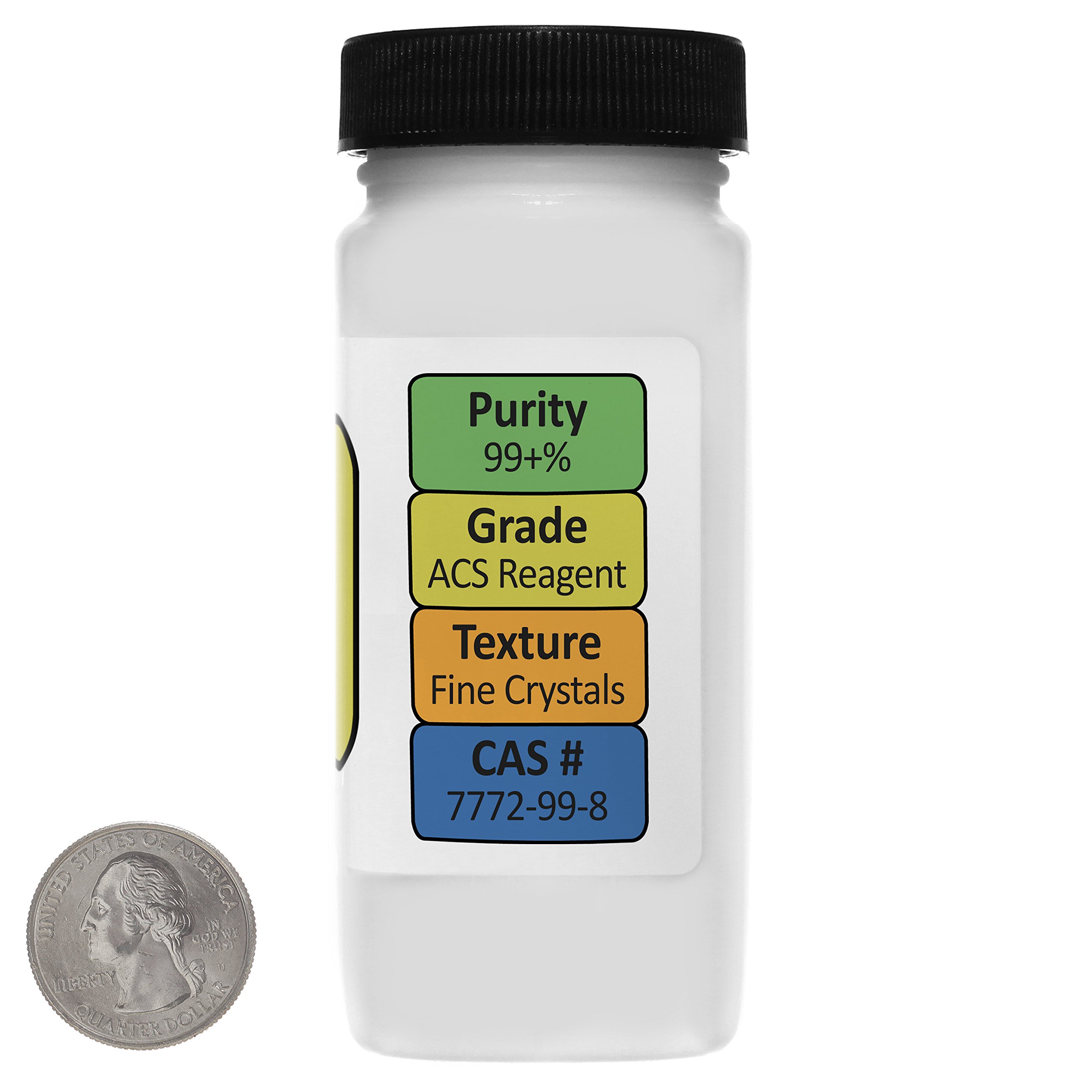 Stannous Chloride [SnCl2] 99+% ACS Grade Powder 8 Oz in a Space-Saver Bottle