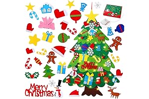 YCOISINI Felt Christmas Tree for Kids to Decorate