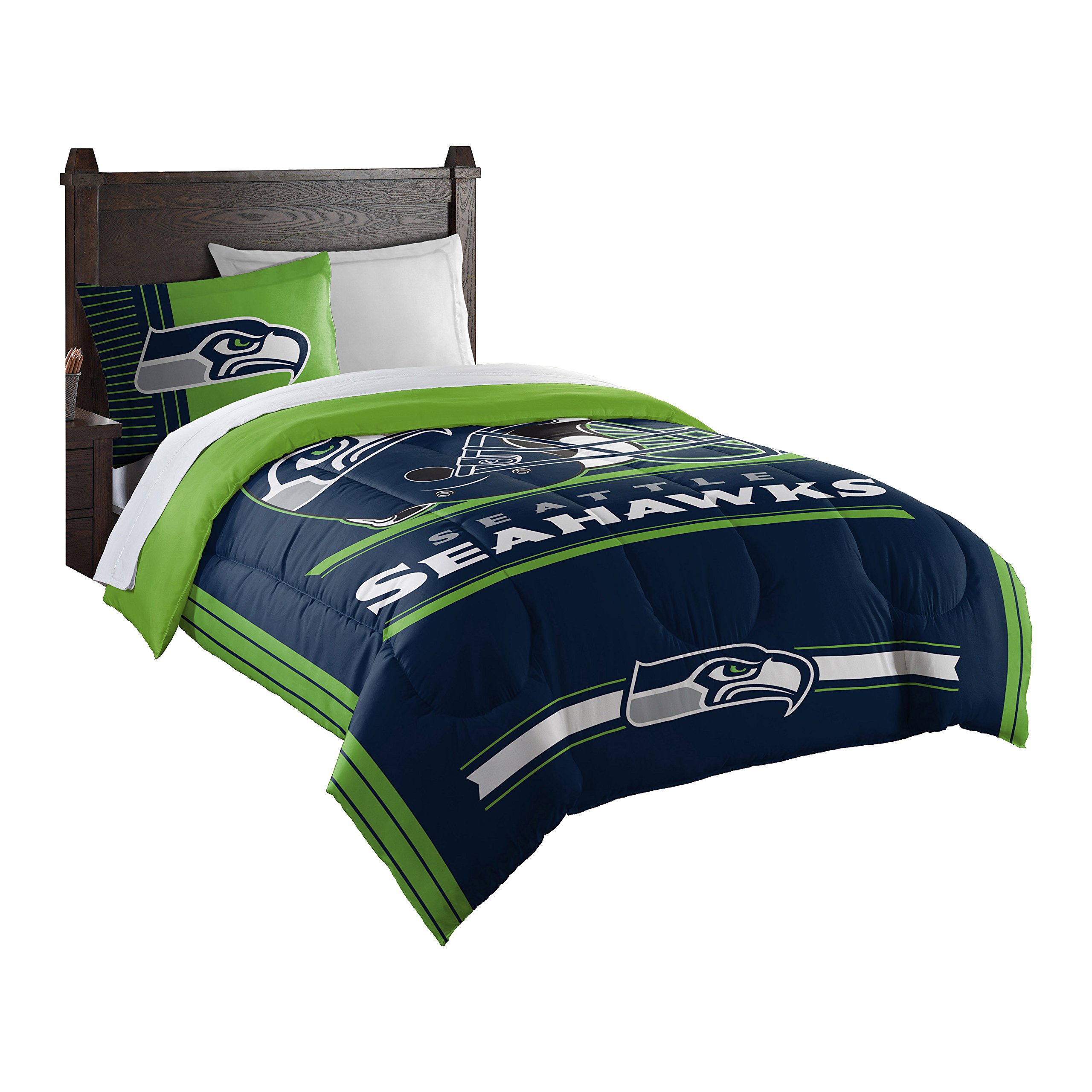 The Northwest Company NFL Tennessee Titans Safety Twin Size Comforter with Pillow Sham, 64" x 86"