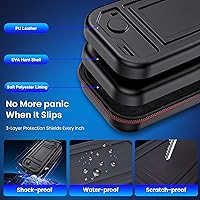Vista 8 de Wireless Phone Controller with Carrying Case for iPhone/Android, Mobile Gaming Controller with Hall Joystick Support Xbox Game Pass, Steam Link