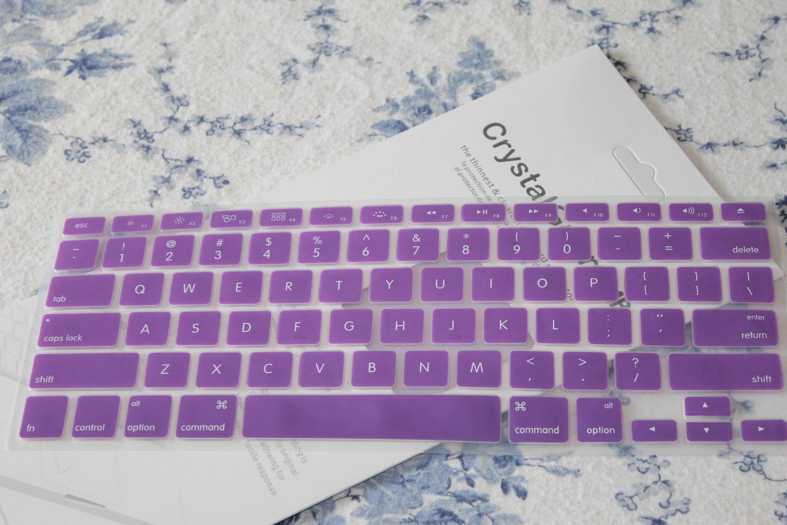 Purple TPU Keyboard Cover Skin for MacBook 13" 13.3" (1st Generation/A1181)