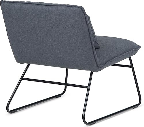 Miniatura 9 de Simpli Home Burke Accent - Cojín lumbar sin reposabrazos, color gris