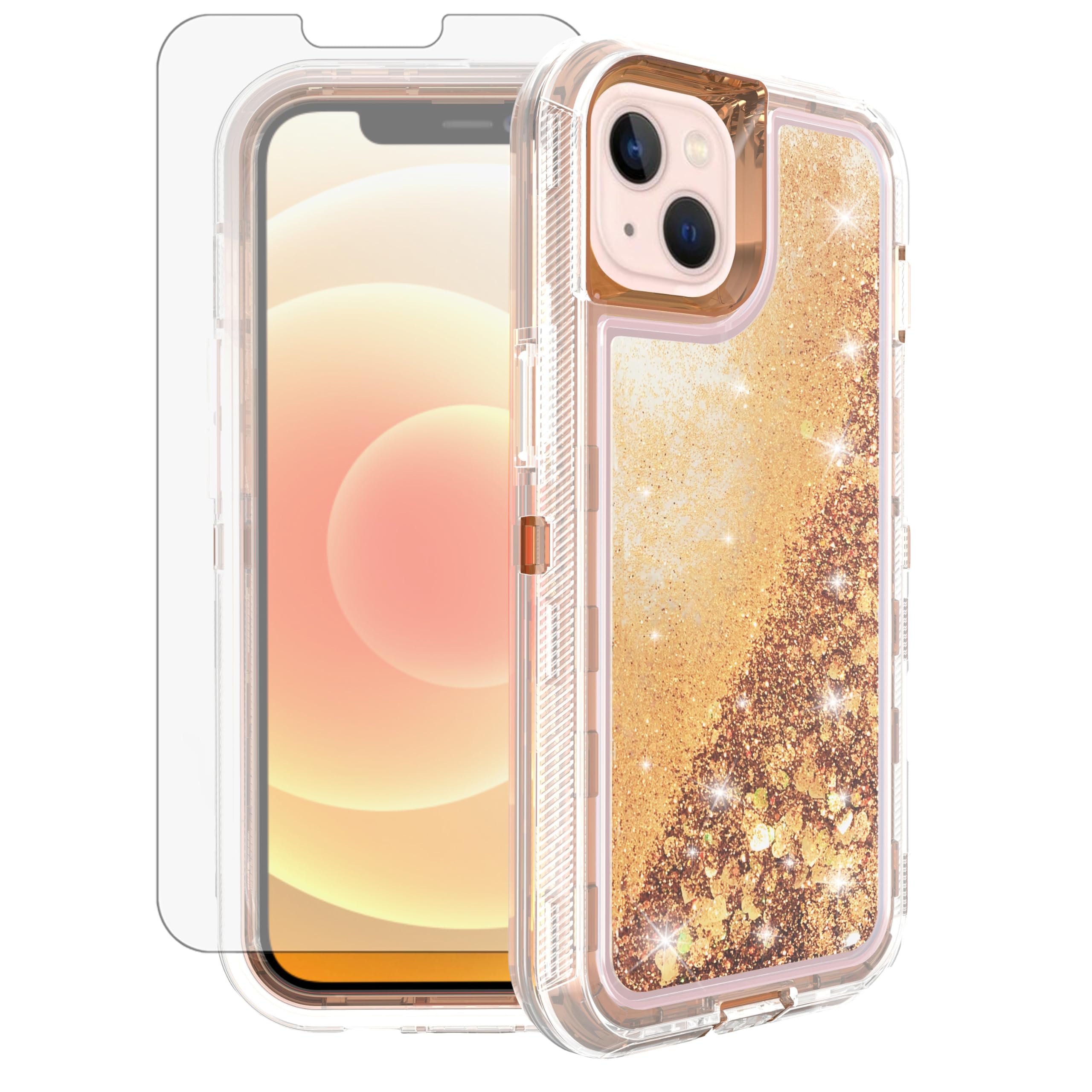 Coque militaire iPhone 13 Mini antichoc hybride transparente Asuwish - 6