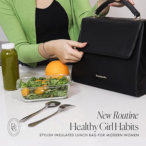 Miniatura 3 de Lonchera térmica para mujer, lindas bolsas de almuerzo para el trabajo, bolsa de almuerzo para adultos, lonchera moderna para mujeres, bolsas de