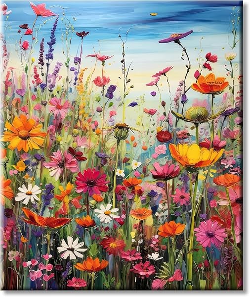 Puzzle 1000 Teile Erwachsene Flowers, Impossible Klassische Jigsaw Puzzles 70 x 50cm, Geschicklichkeitsspiel für die ganze Familie, Puzzle farbenfrohes Legespiel Home Dekoration - 1
