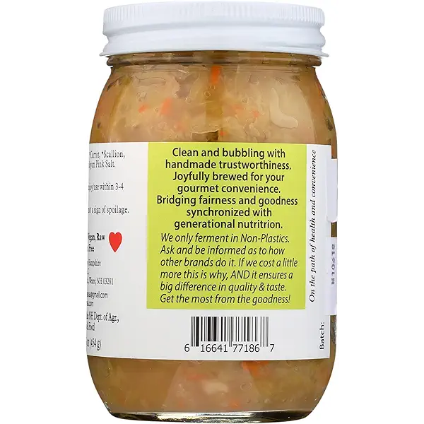 MICRO MAMAS Organic Mild Kimchi, 15 OZ 2