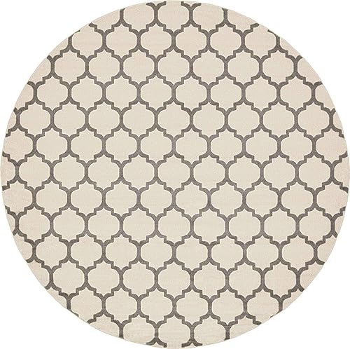 Vista 438 de Unique Loom Trellis Collection - Alfombra estilo marroquí de enrejado gris oscuro (8' 0 pies x 11' 0 pies)