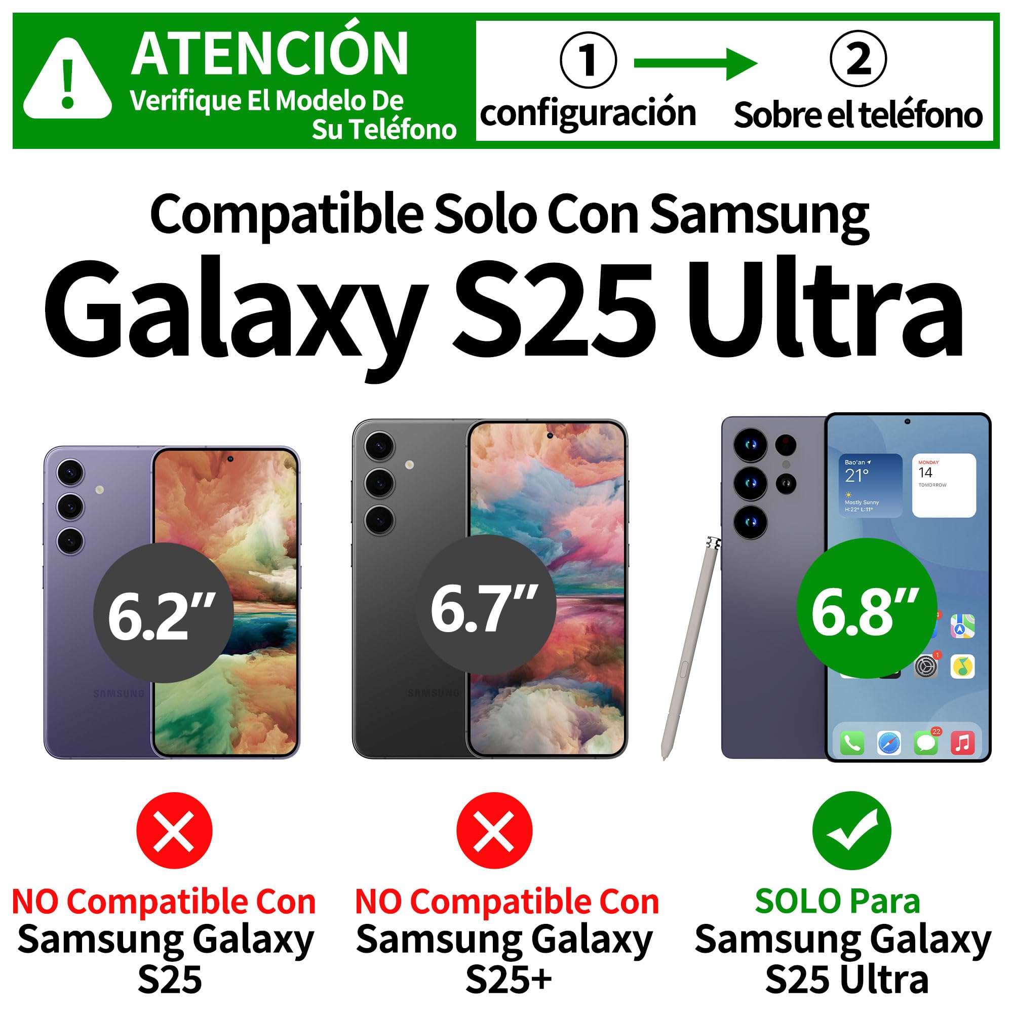 Cozycase Top Funda Magnética para Samsung Galaxy S25 Ultra para Magsafe 360 Militar Antigolpes IP68 Impermeable Resistente Carcasa Antipolvo Acuatica Sumergible Agua Doble Waterproof S 25 Ultra Case