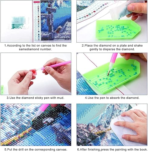 Miniatura 5 de Cysoo Hoja de marihuana Alien DIY 5D Diamond Painting Cannabis Weed Full Drill Art Kits