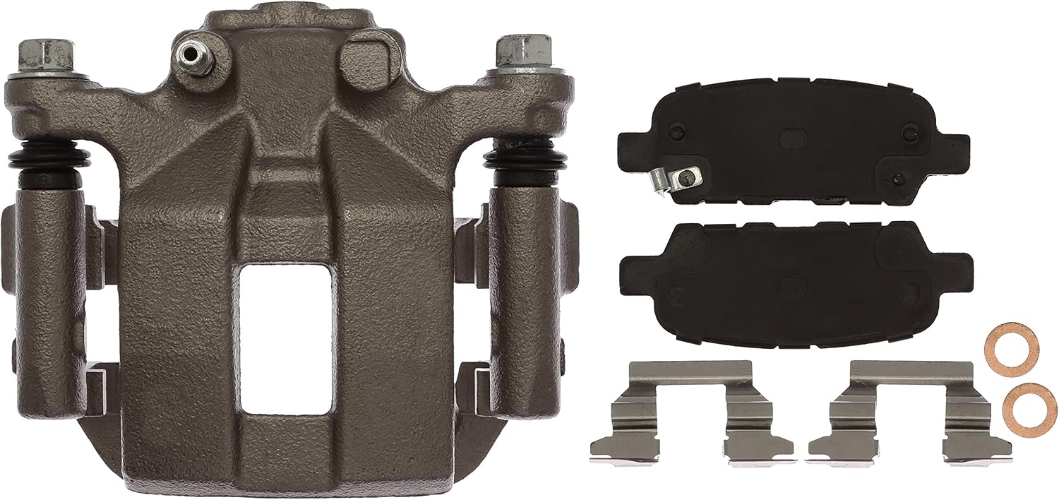ACDelco Professional 18R12560 (19337427) Rear Driver Side Disc Brake Caliper Assembly with Ceramic Pads (Loaded Police)