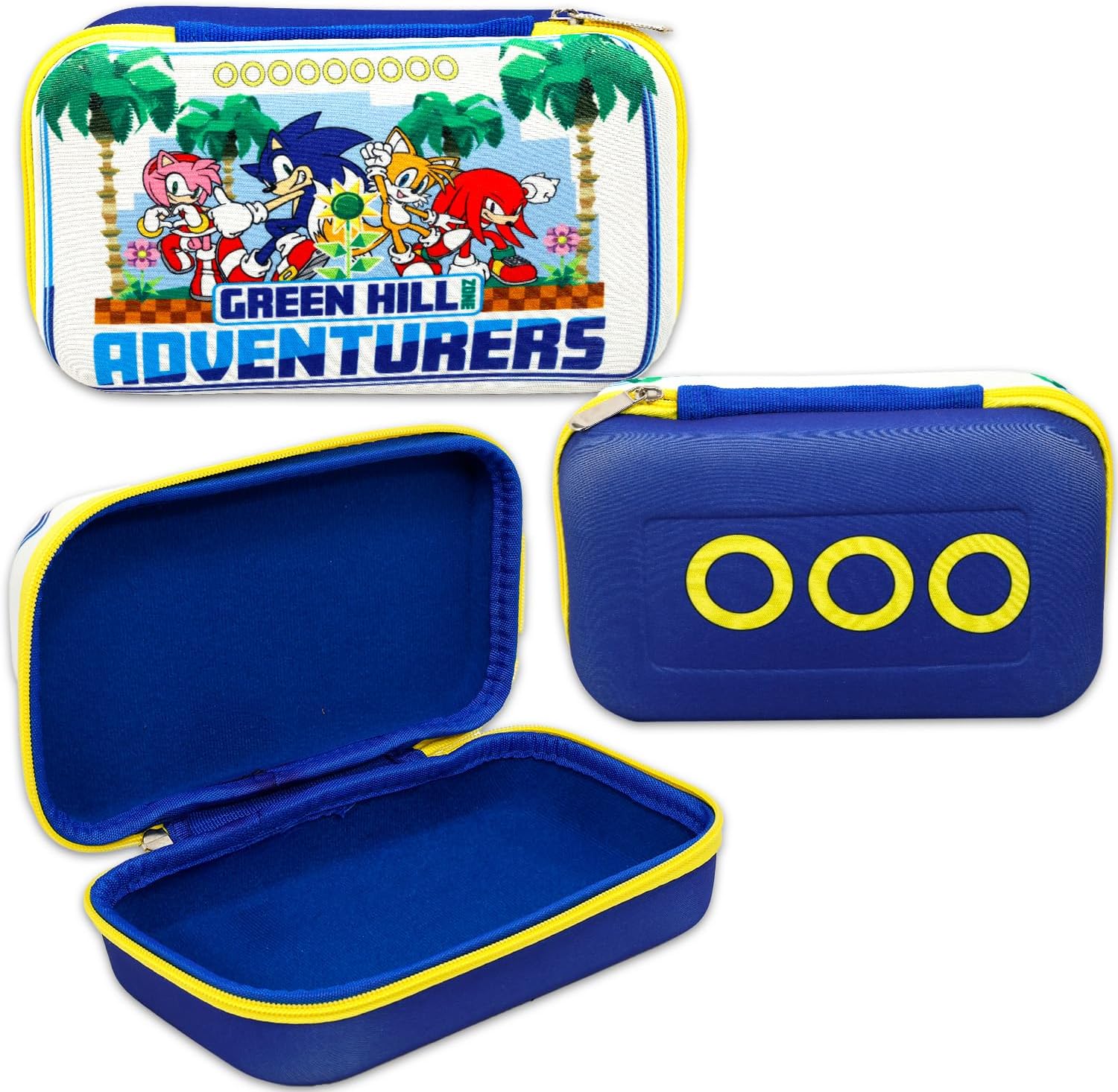 Sonic the Hedgehog Pencil Holder Set - Bundle with Pencil Container, Gel Pens, Stickers, More | Sonic School & Office Supplies for Kids, Boys, Girls image 2