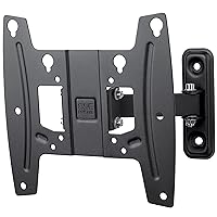 One For All WM4241 Supporto da Parete per TV - Montaggio a Muro Girevole 90° e Inclinabile 15°