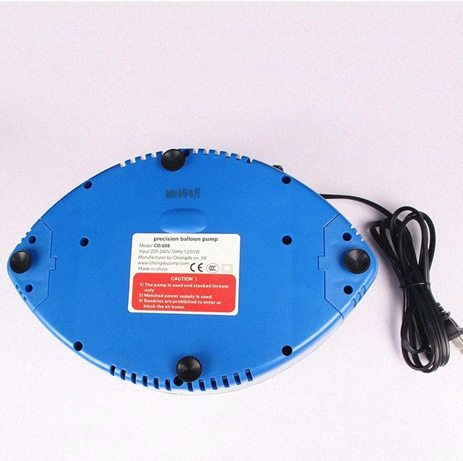 Portable Electric Inflator Air Pump, Intelligent Timing and Quantitative Control is Fast and Simple, Electric Balloon Inflator with Countertop Tools,Blue