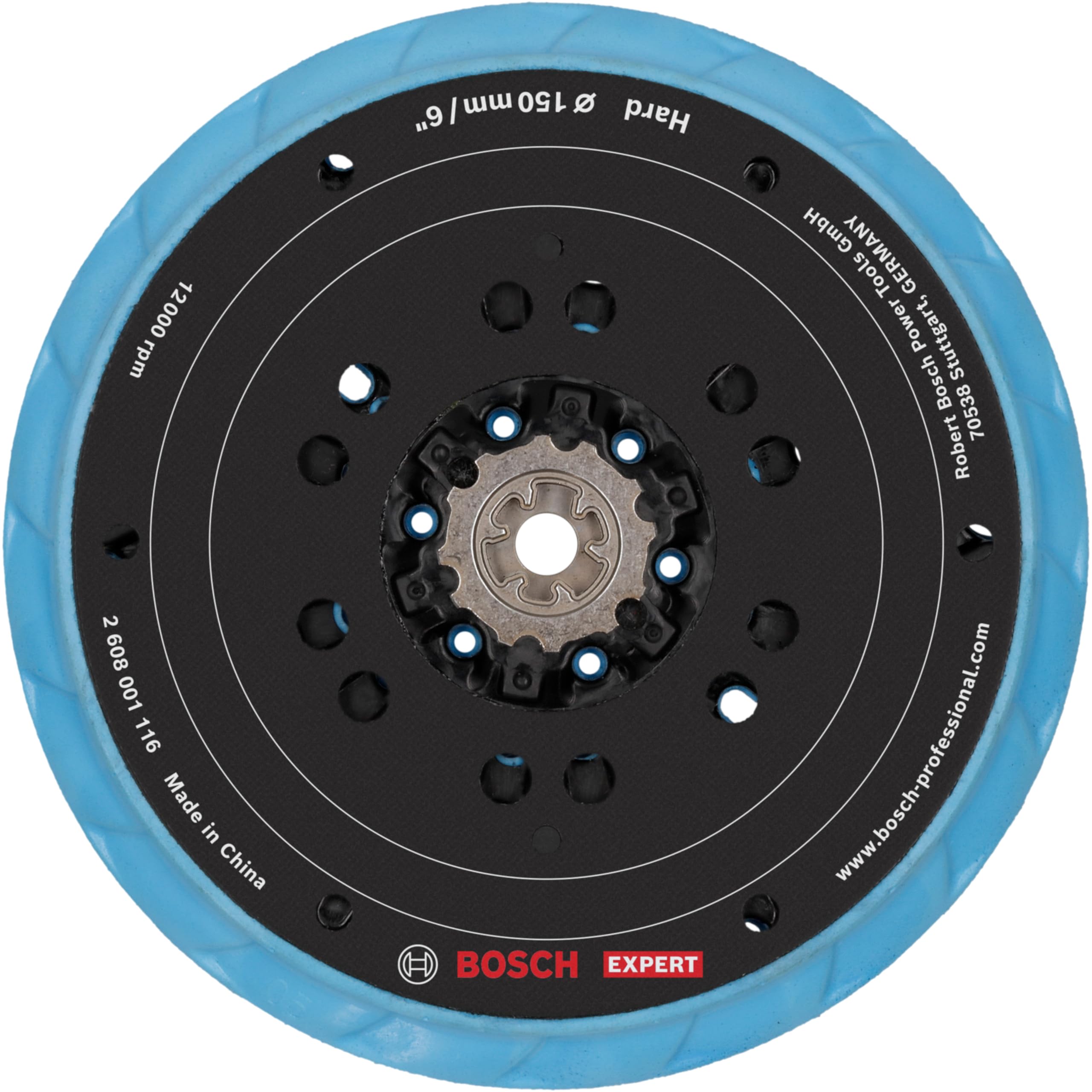 Bosch 1x Tarcza szlifierska EXPERT Multihole do szlifierek oscylacyjnych, 150 mm, miękka (Ø 150 mm, twardy, Professional Akcesoria Szlifierka mimośrodowa)