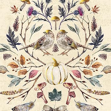 Brea Reese Scratch Art Paper Pad, Woodland Songs, 6 Metallic Foil Designs
