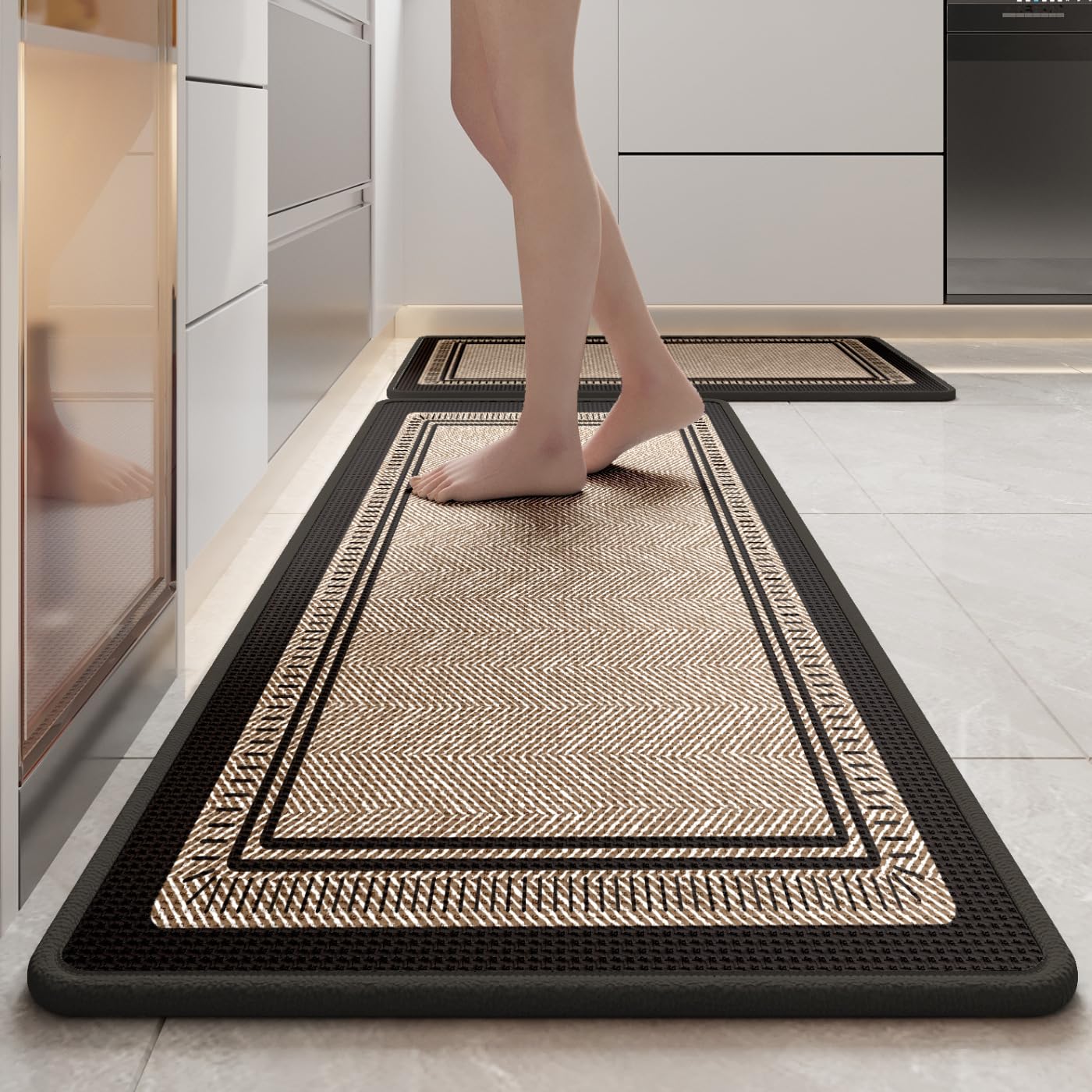 Alfombrillas antifatiga de cocina acolchadas e impermeables para cocinar con total comodidad