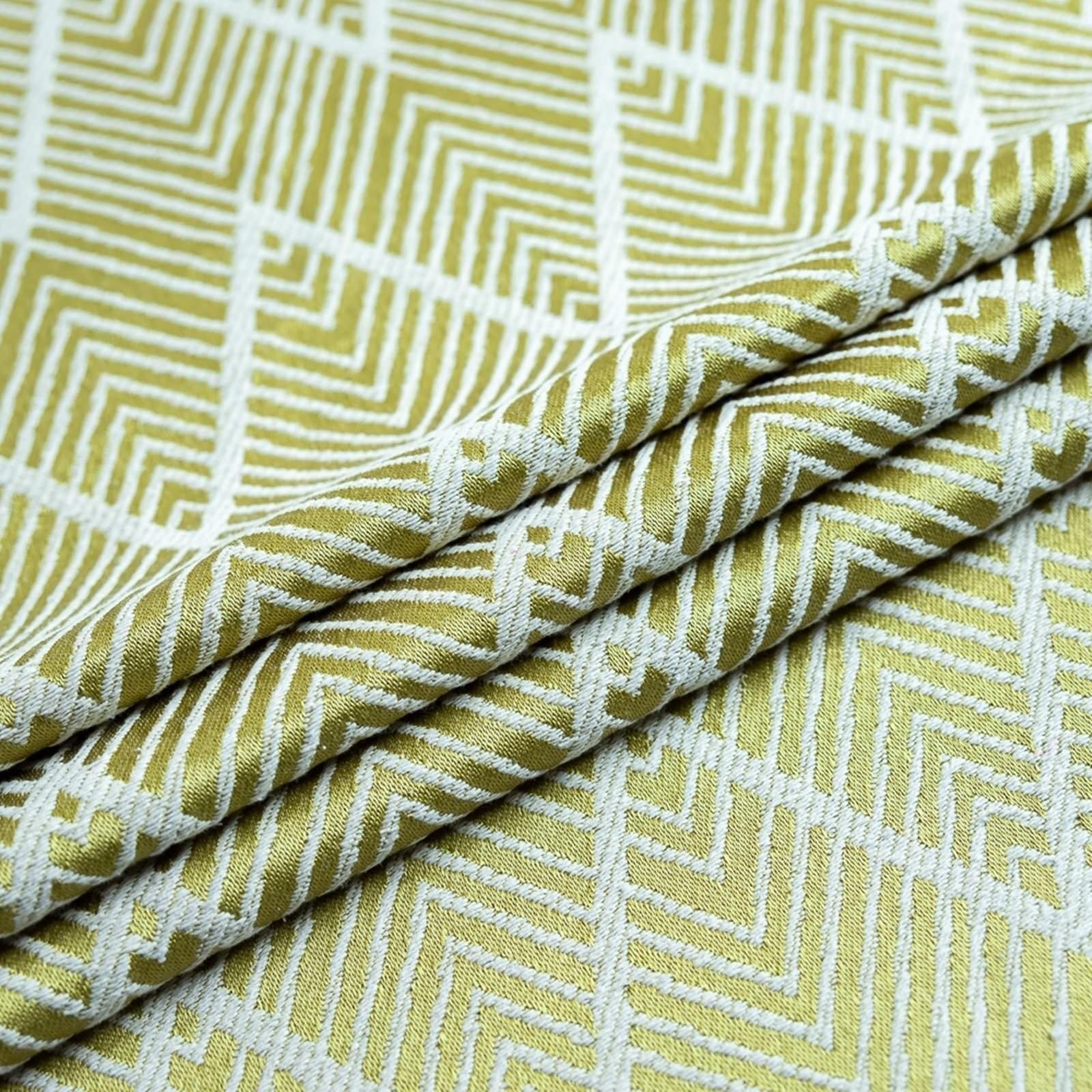 Obrus o wyglądzie lnu, żółty, prostokątny, 140 x 200 cm, zmywalny, z efektem lotosu, żakardowy obrus z frędzlami, do stołu kuchennego i na zewnątrz