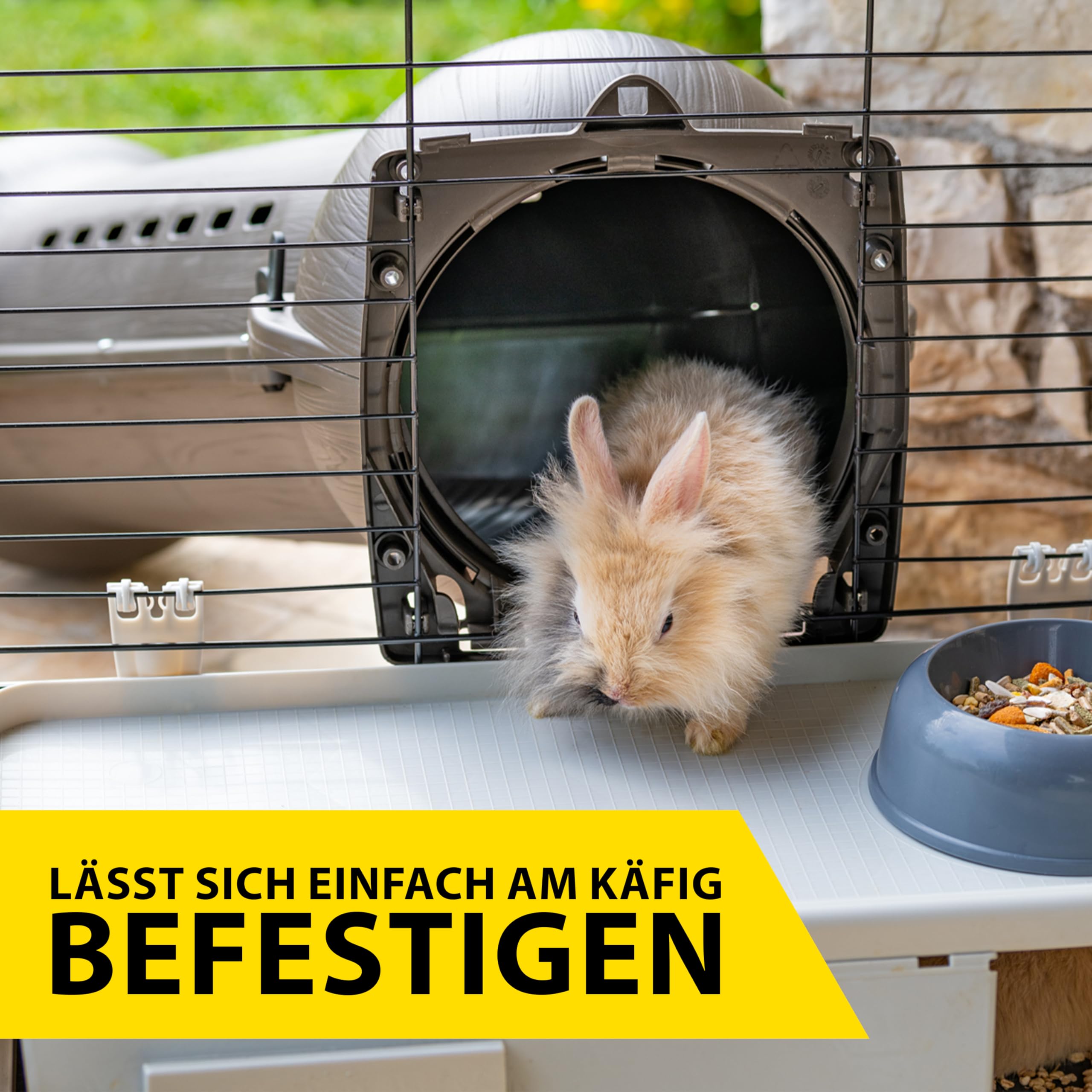 Ferplast Komplettes modulares Tunnel-Set für Kaninchen und Meerschweinchen METRÒ KIT, Verbindungssystem für Gehege und Käfige mit Metrò-Zubehör