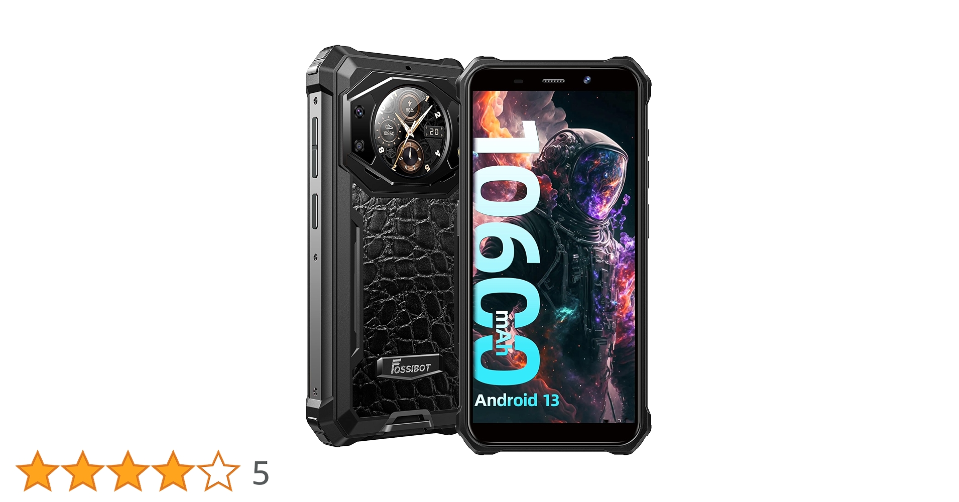 美品 Fossibot F101P タフネススマホ FOSSiBOT F101P 123dB Speaker 10600mAh Large battery 7GB+64GB